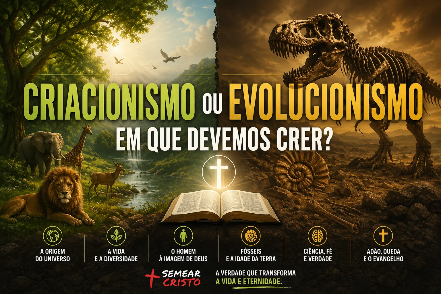 Criacionismo ou Evolucionismo: Onde Está a Verdade?