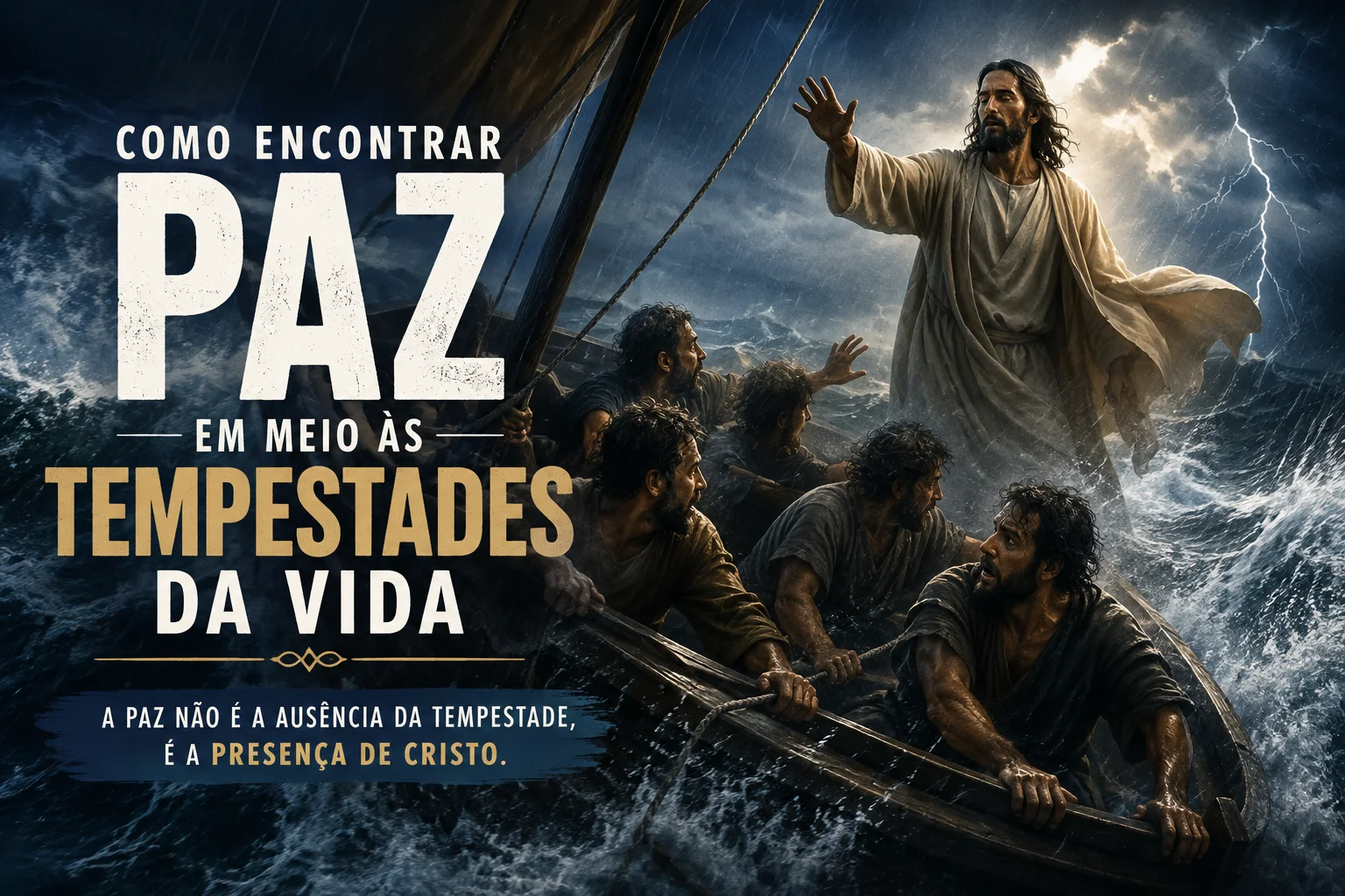Como Encontrar Paz em Meio às Tempestades da Vida
