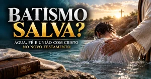 O batismo salva? Analise os principais textos do Novo Testamento sobre água, fé, arrependimento, união com Cristo e a natureza do sacramento.