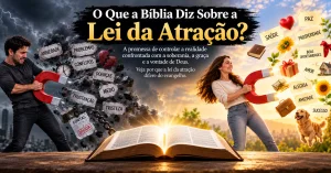 A lei da atração é bíblica? Entenda por que ela é incompatível com o evangelho e o que a Bíblia ensina sobre pensamentos, oração e soberania de Deus.