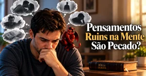 Pensamentos Ruins são pecado? Entenda a diferença entre ideia involuntária, tentação, consentimento e culpa à luz de uma consciência bíblica.