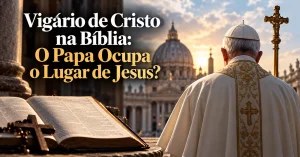 O vigário de Cristo na Bíblia tem fundamento? Entenda o que a Escritura ensina sobre o Papa, a pedra de Mateus 16 e a mediação de Cristo.