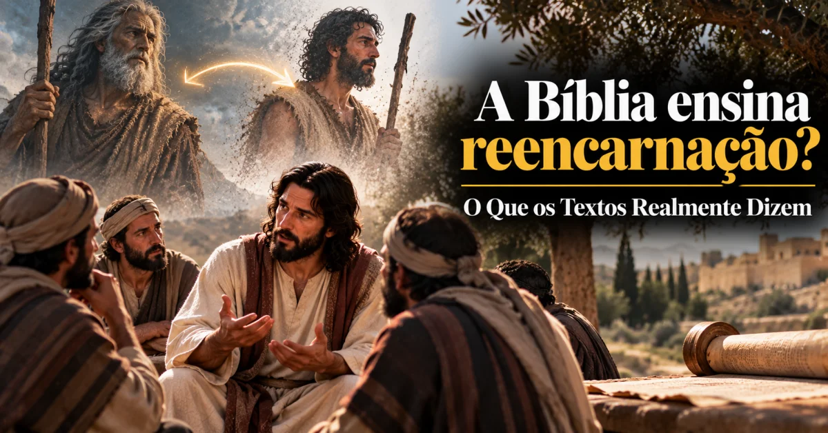 A Bíblia ensina reencarnação? Examine os textos mais usados no debate e entenda o ensino cristão sobre morte, ressurreição e juízo.